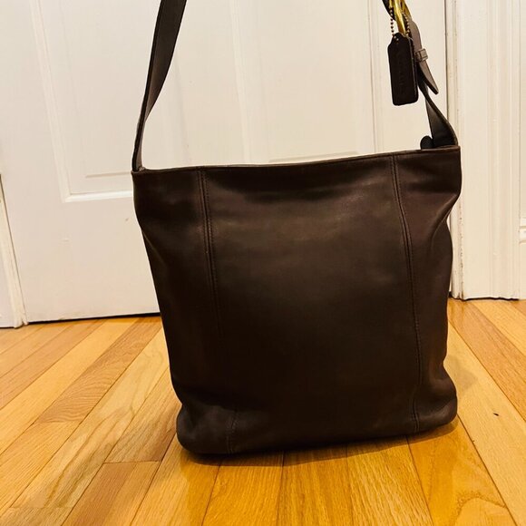 Vintage Coach Erickson Caramel Tan Bag -4169 MADE IN USA - Picture 16 of 16